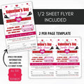 editable sneaker dance flyer invitation valentines